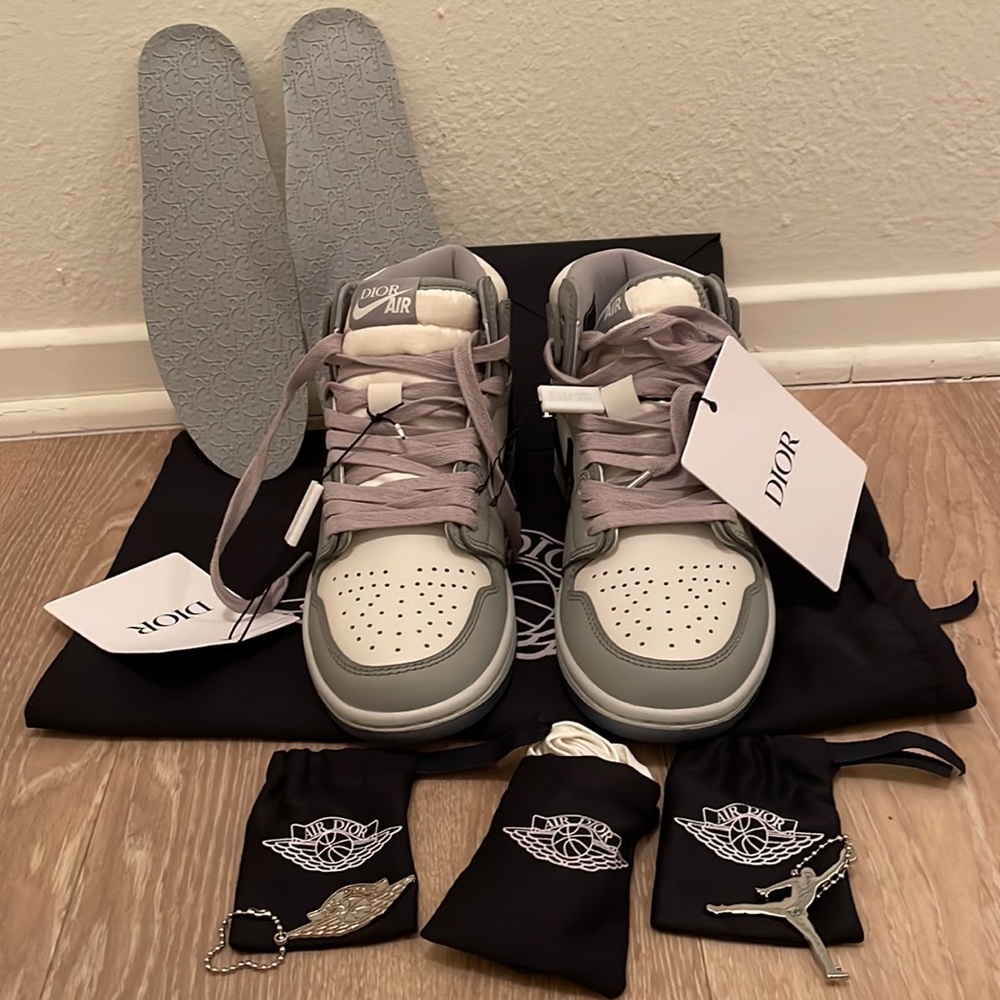 DIOR Nike NEW air Jordan 1 high - Picture 4 of 14